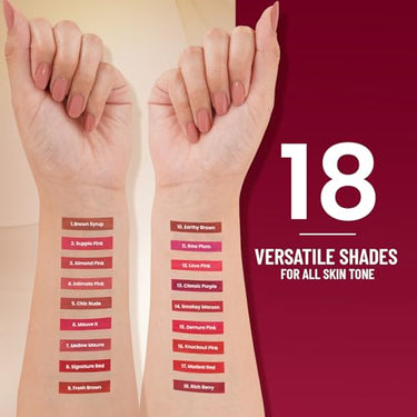 Swiss Beauty Stay On Matte Highly Pigmented Liquid Lipstick | With Vitamin E & Shea Butter | Smudge-Proof and Transfer-Proof | 24 Hour Stay | 2g, Shade- Love Pink